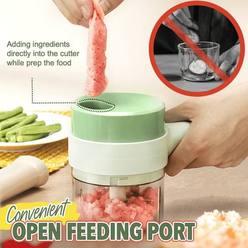 Multifunctional wireless electric vegetable cutter
